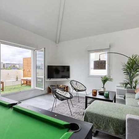 Premium Flat 6 People With Billard And Terrace Stade De France แซงต์-เดอนี ภายนอก รูปภาพ